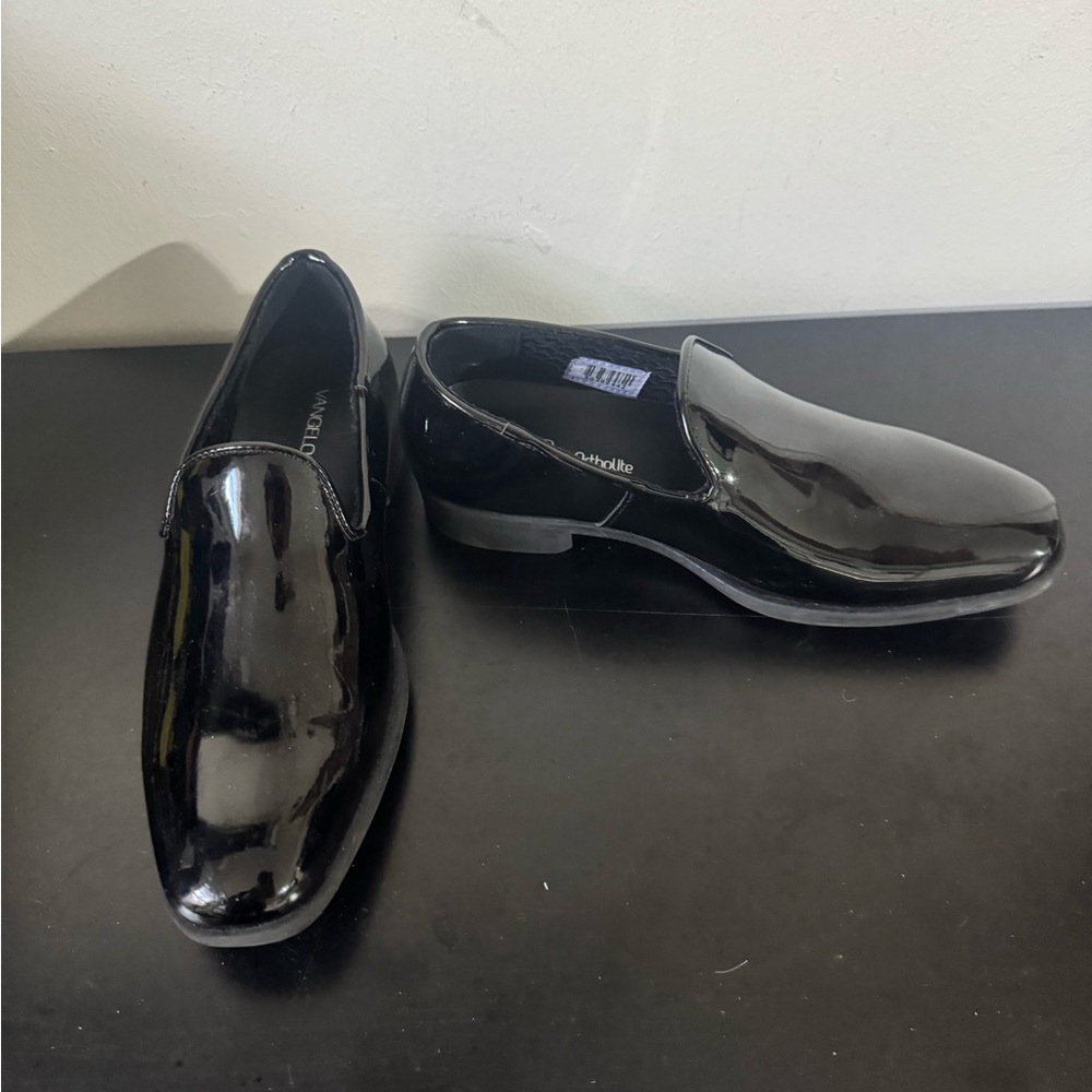 Vangelo by Orhtolite kids Dress Shiny Black Slip-On Loafers